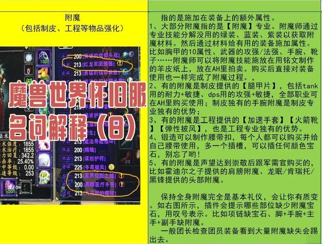 魔兽世界怀旧服60版本附魔指南