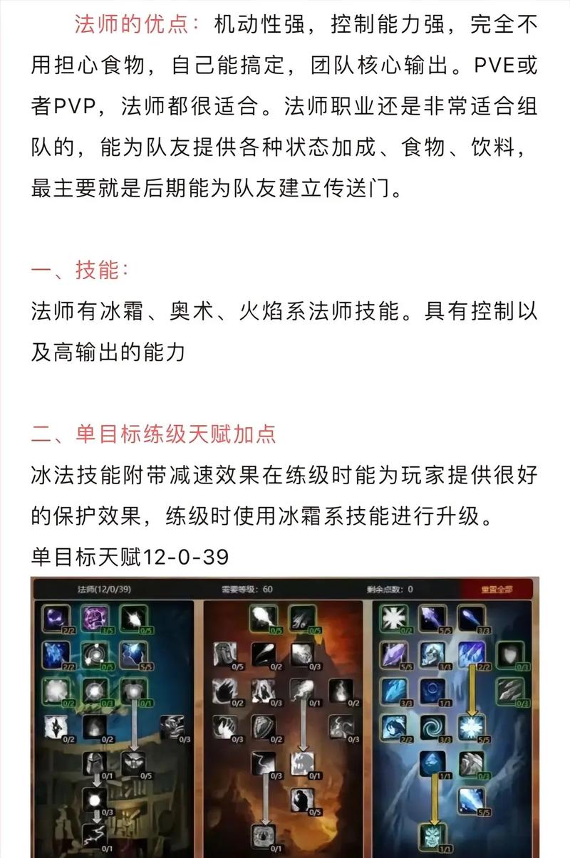 魔兽世界怀旧服法师PVE天赋加点详解