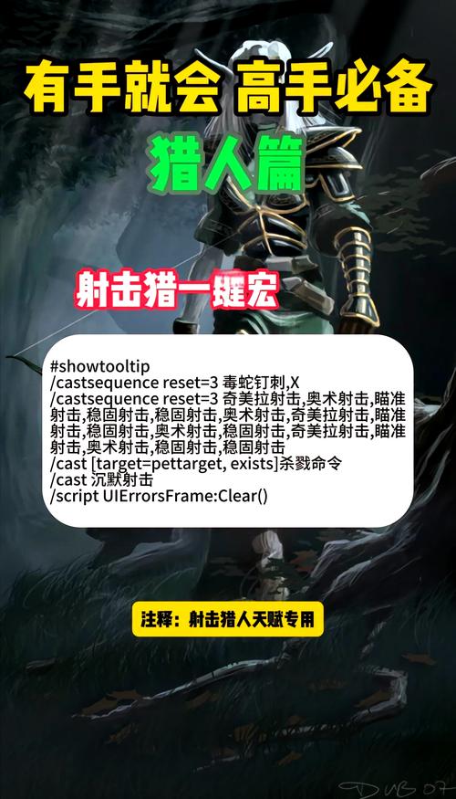 猎人宏命令速成指南