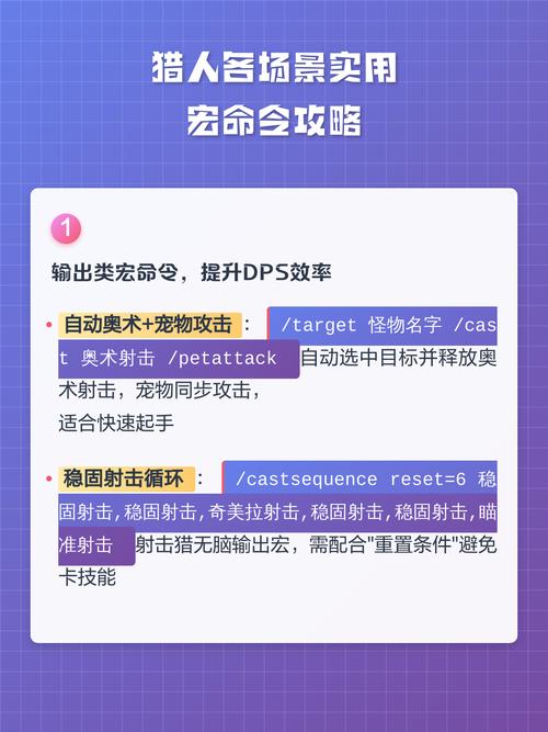 猎人职业宏命令设置教程