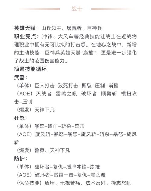 魔兽世界职业选择指南
