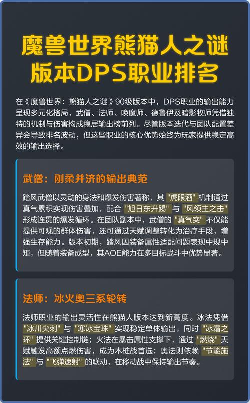 魔兽世界远程DPS职业推荐指南