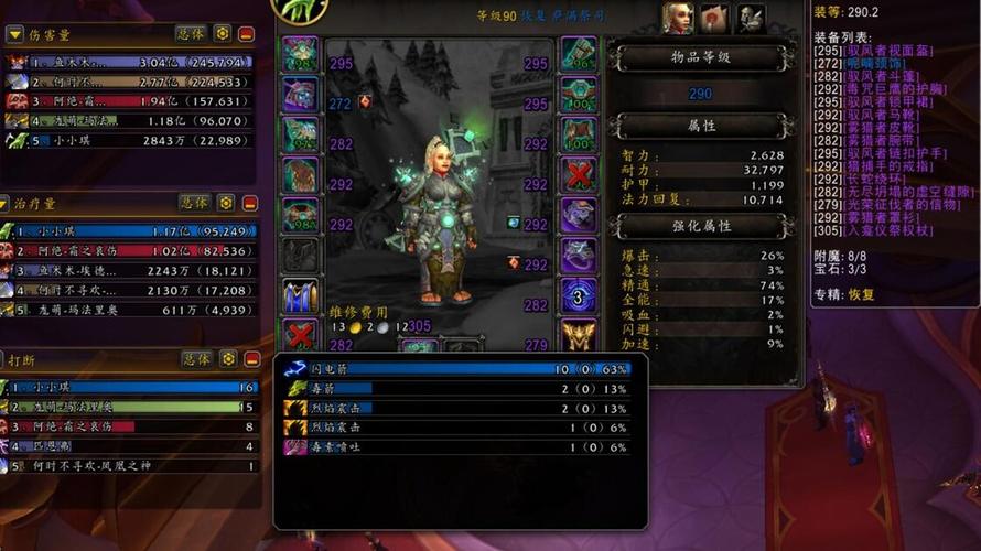 魔兽世界SF排行榜,探索最受欢迎私人服务器